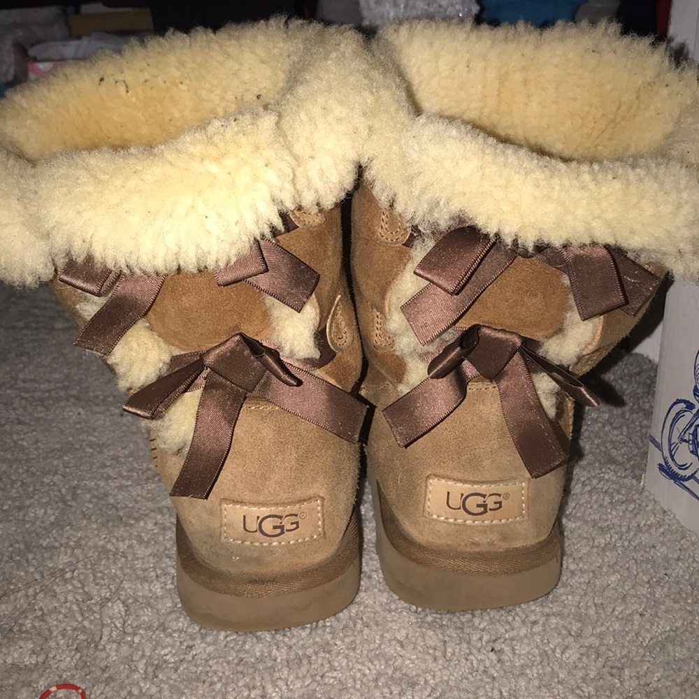 Chestnut Brown Bailey Bow UGG Boots